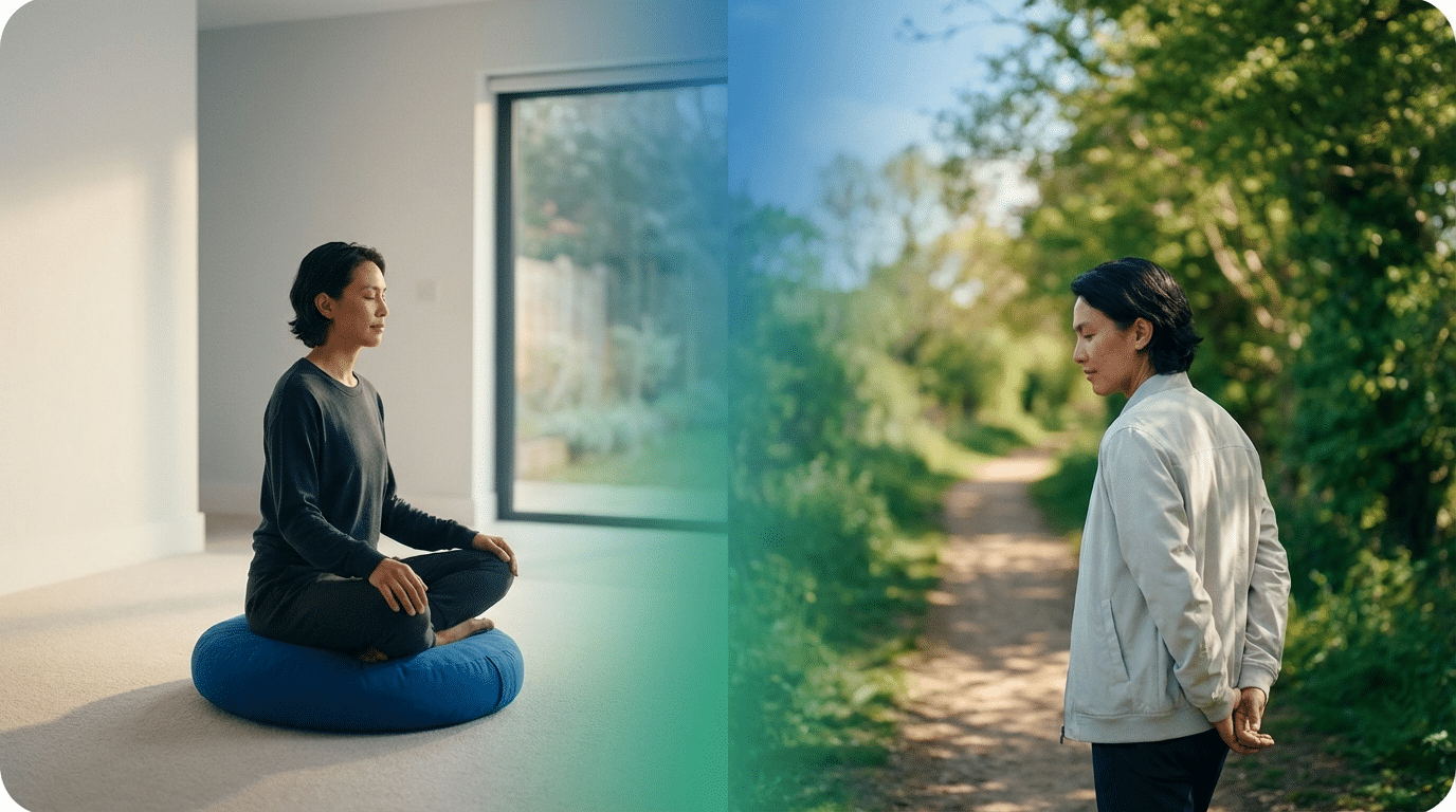 האם מיינדפולנס זה מדיטציה - הבדלים והבהרות בין קשיבות למדיטציה