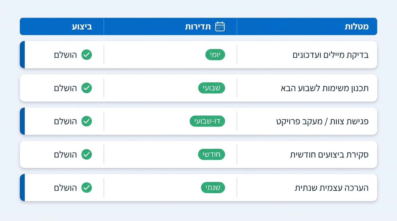בדיקות עצמיות לבחינת יעילות הטיפול - כיצד לדעת אם הטיפול עובד עבורכם